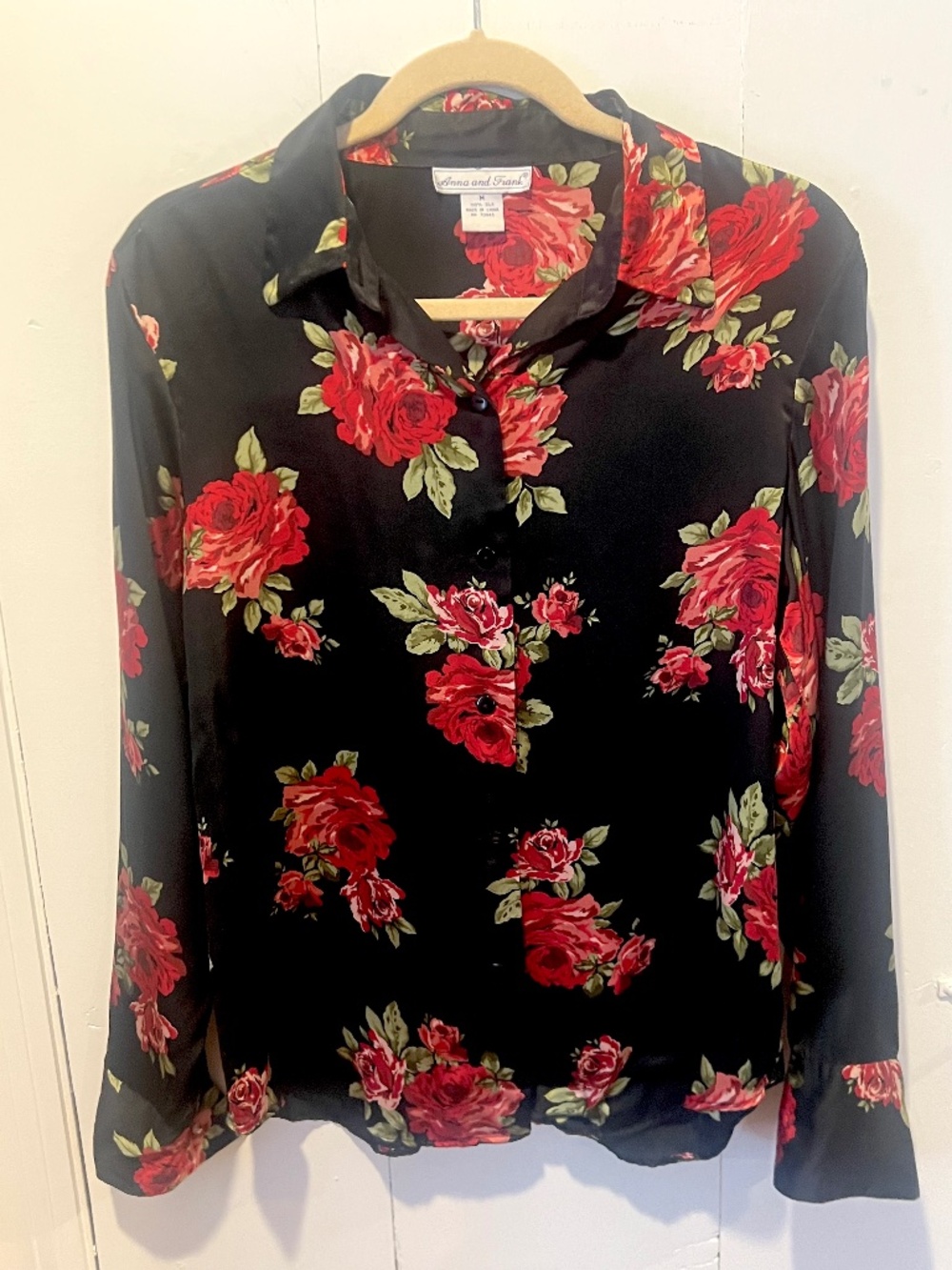 Anna and Frank Silk Blouse, size M